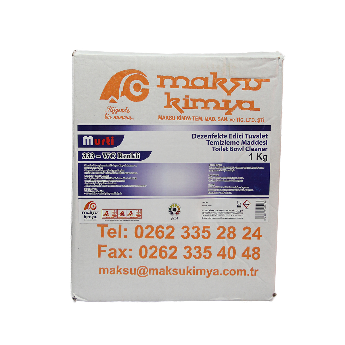 Murti Wc Renkli 6*1 Kg. Dezenfekte Edici Tuvalet Temizleme Maddesi